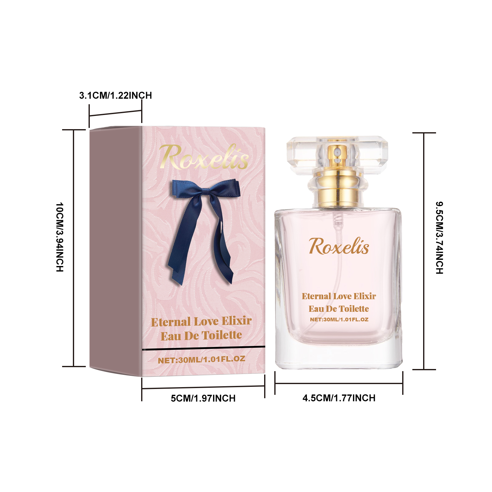 Perfume Natural Fresh Elegant For Wrist Neck BehindEar Portable LongLasting Niche Couple Dating Atmosphere Scent