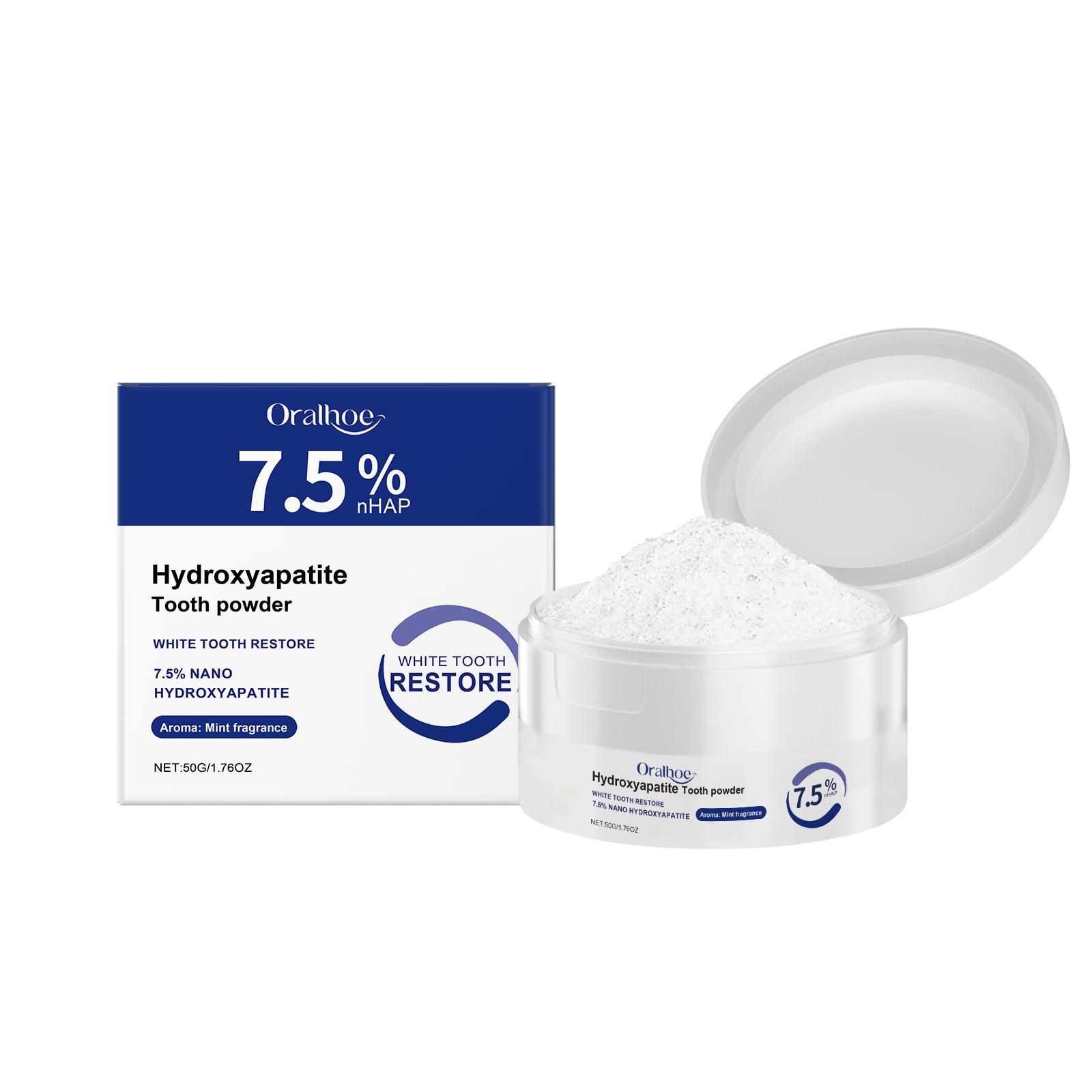 Tooth Care Cleansing Powder Gently Cleans Tooth Stains Maintains Long Lasting Freshness Protects Teeth
