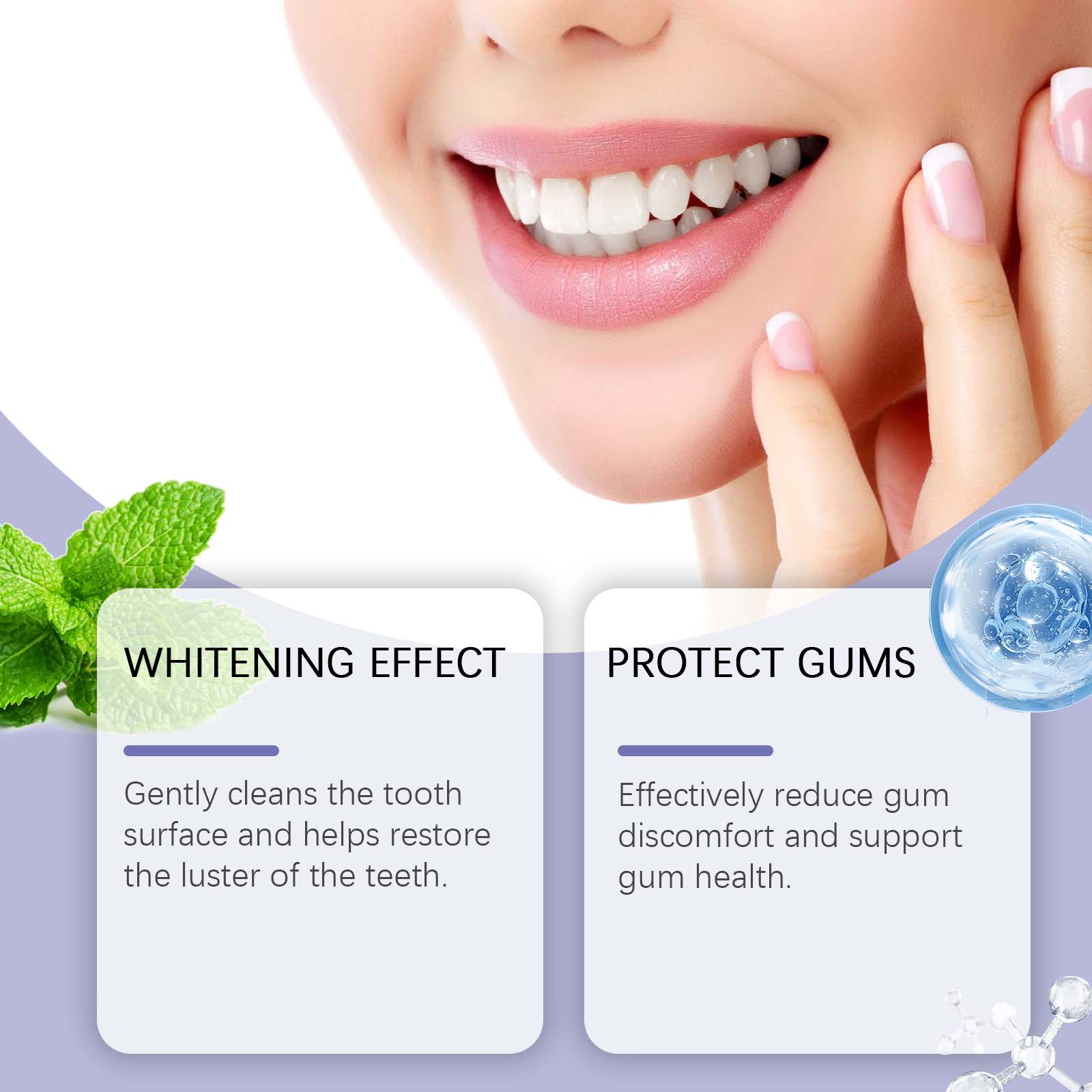 Tooth Care Cleansing Powder Gently Cleans Tooth Stains Maintains Long Lasting Freshness Protects Teeth
