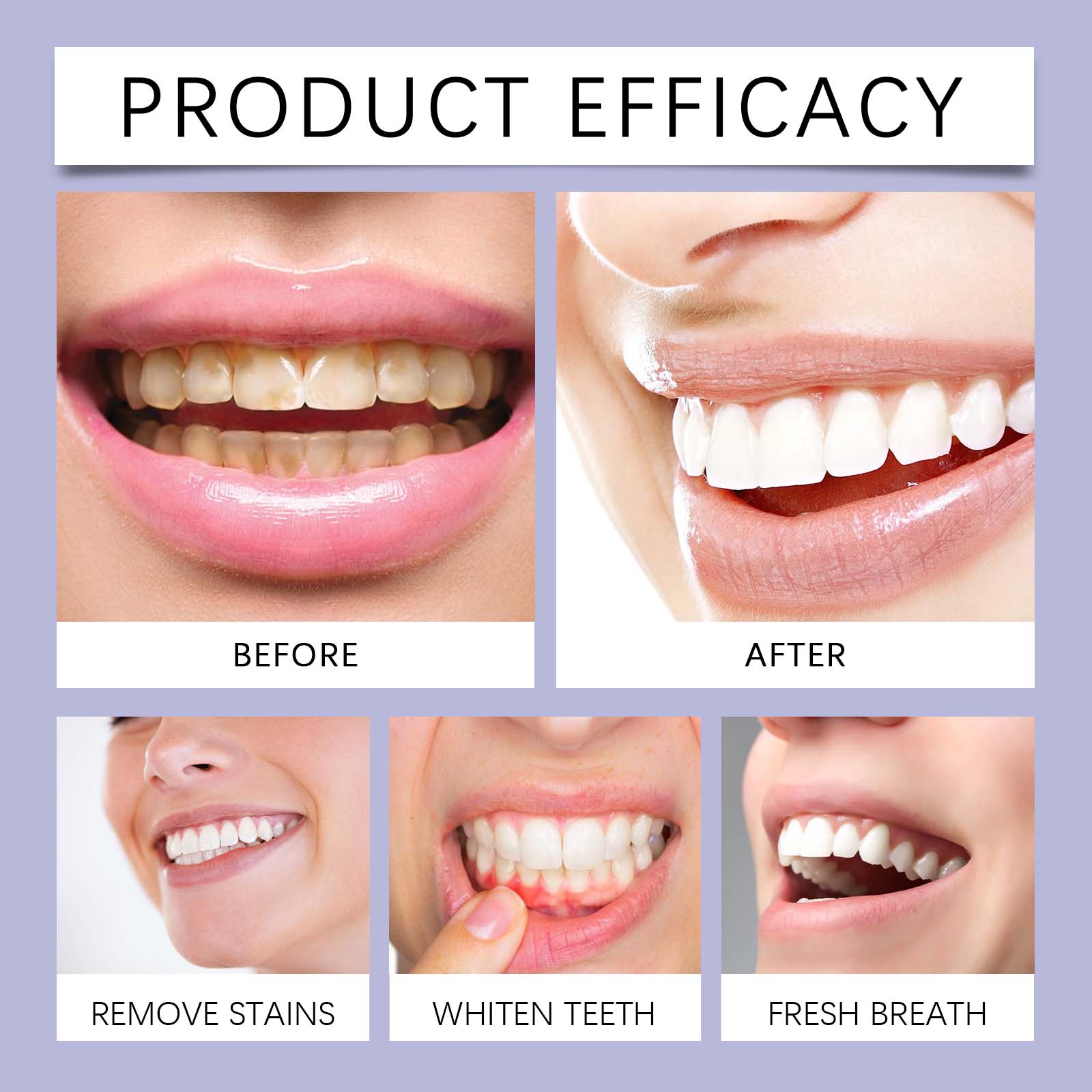 Tooth Care Cleansing Powder Gently Cleans Tooth Stains Maintains Long Lasting Freshness Protects Teeth