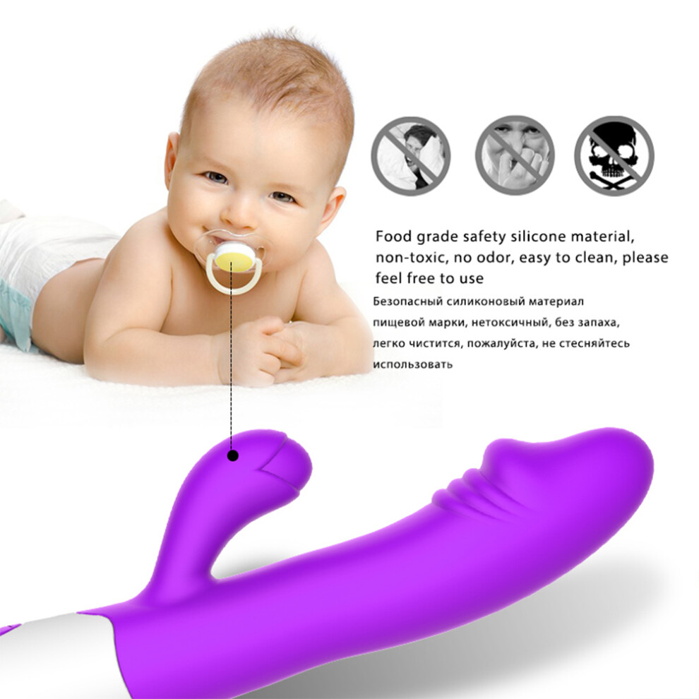 30 Speed Vibration Dildo Rabbit Vibrator for Women USB Charging Dual Motor G Spot Vibrators Female Sex Toys