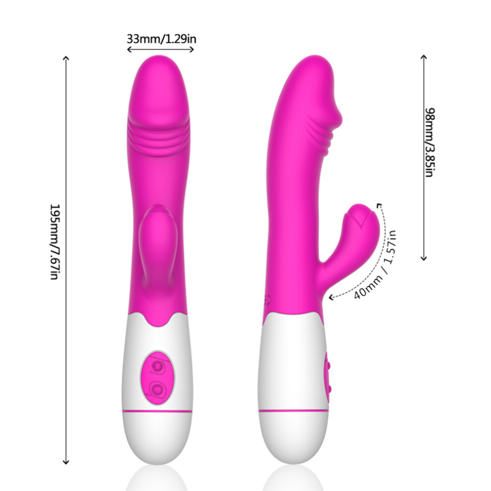 30 Speed Vibration Dildo Rabbit Vibrator for Women USB Charging Dual Motor G Spot Vibrators Female Sex Toys