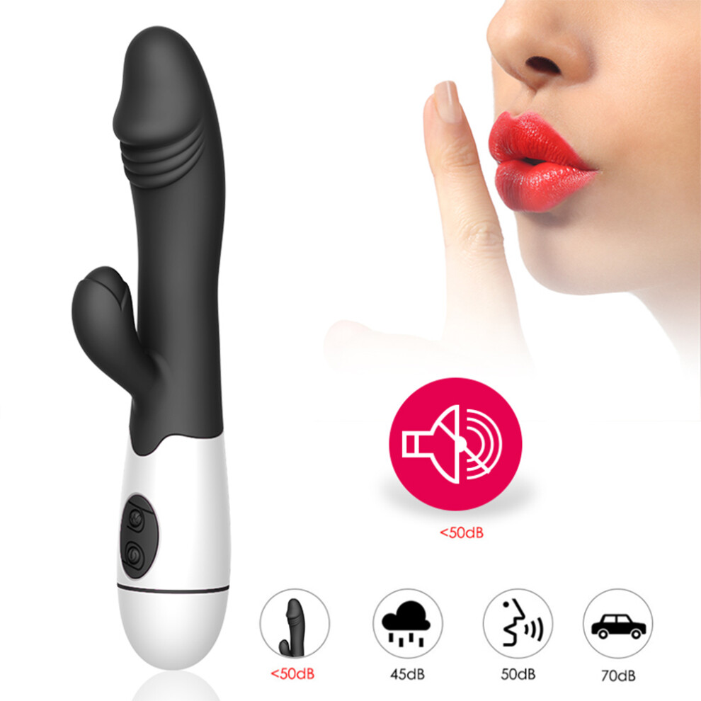 30 Speed Vibration Dildo Rabbit Vibrator for Women USB Charging Dual Motor G Spot Vibrators Female Sex Toys