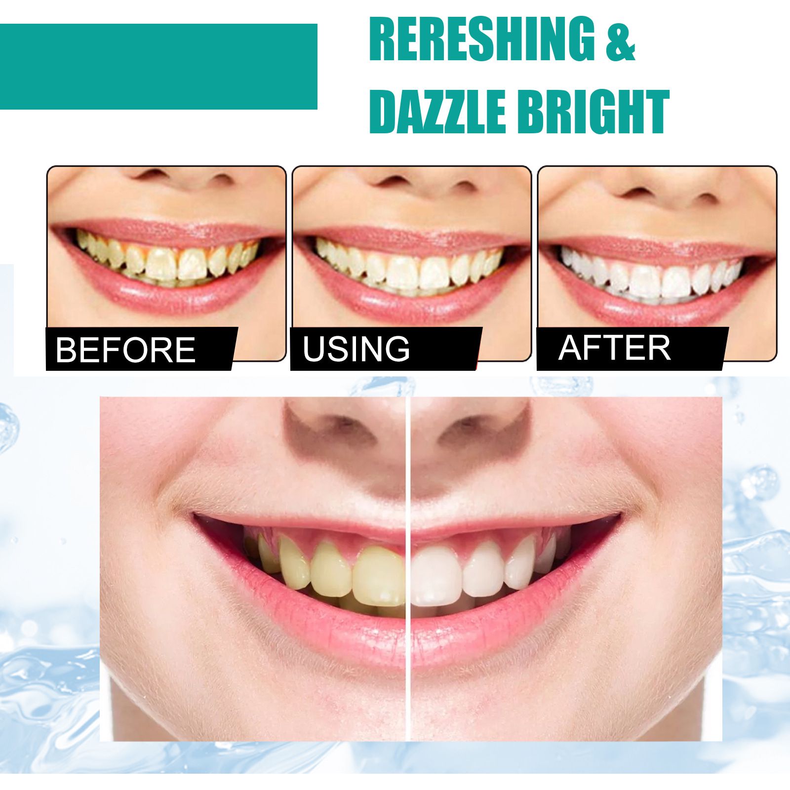5 Day Teeth Whitening Powder Stain Remover Fresh Breath Oral Care