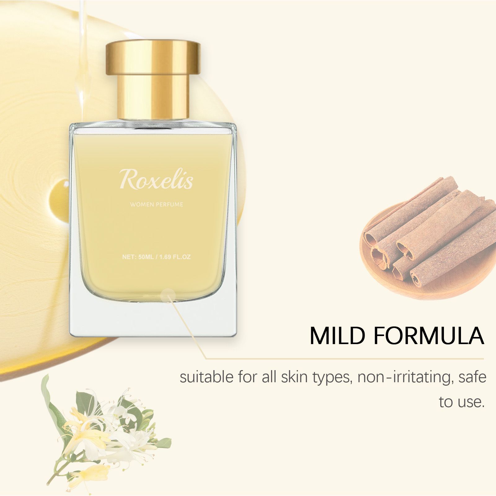 Citrus Perfume Fresh Portable Long Lasting Floral Scent For Women Daily Wear