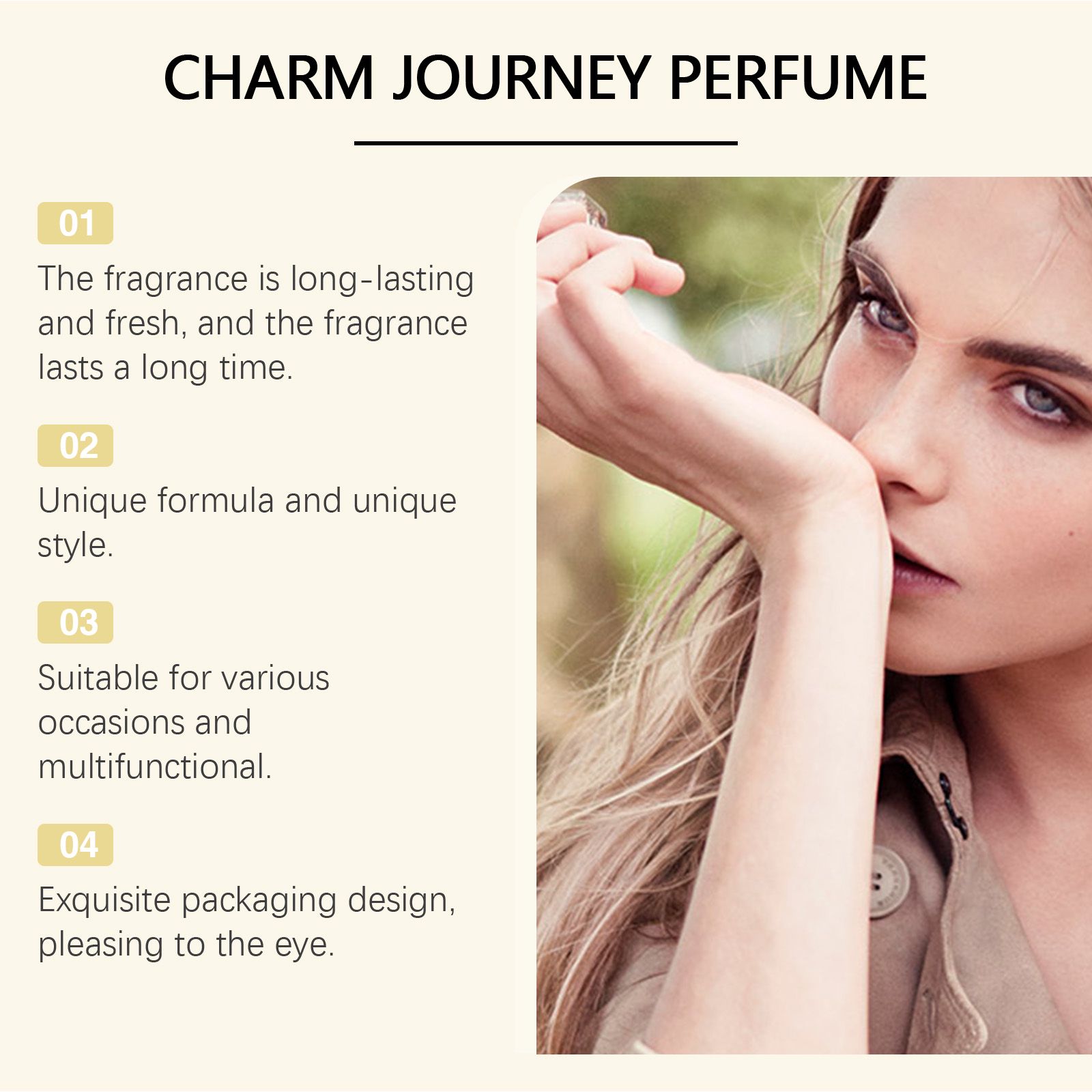 Citrus Perfume Fresh Portable Long Lasting Floral Scent For Women Daily Wear
