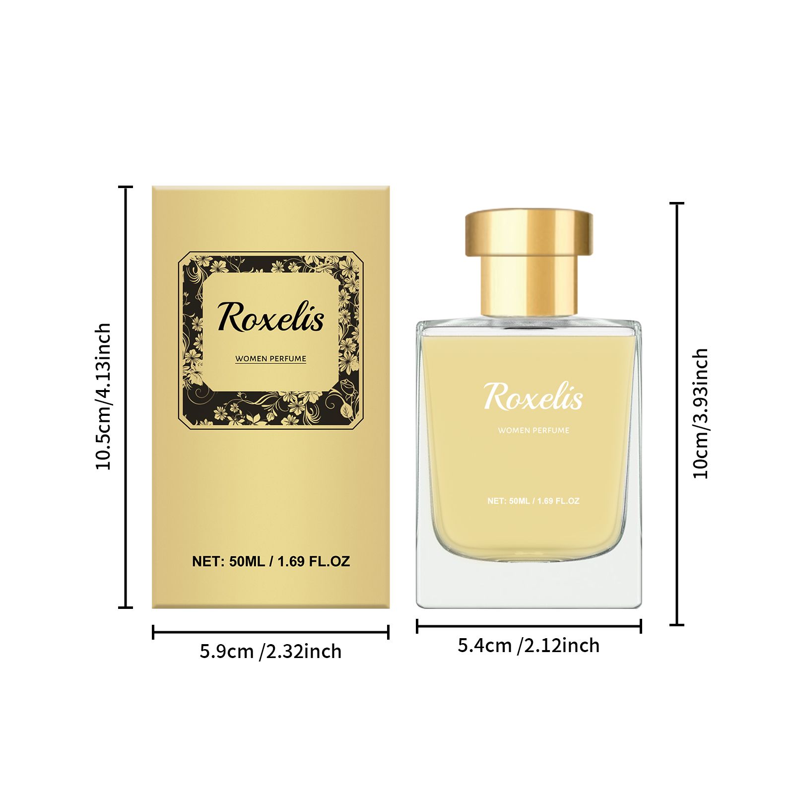 Citrus Perfume Fresh Portable Long Lasting Floral Scent For Women Daily Wear