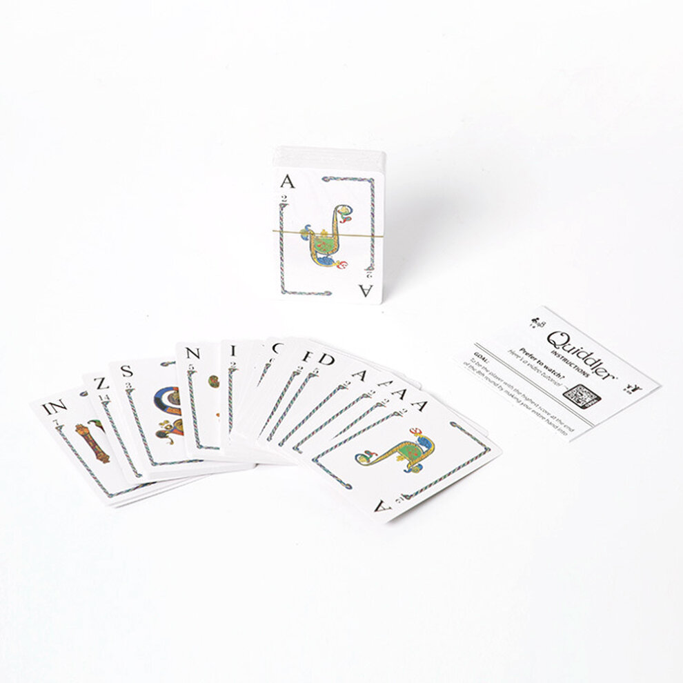u3010Quiddleru3011Card Games Board Games Party Entertainment Games Solitaire Brand New