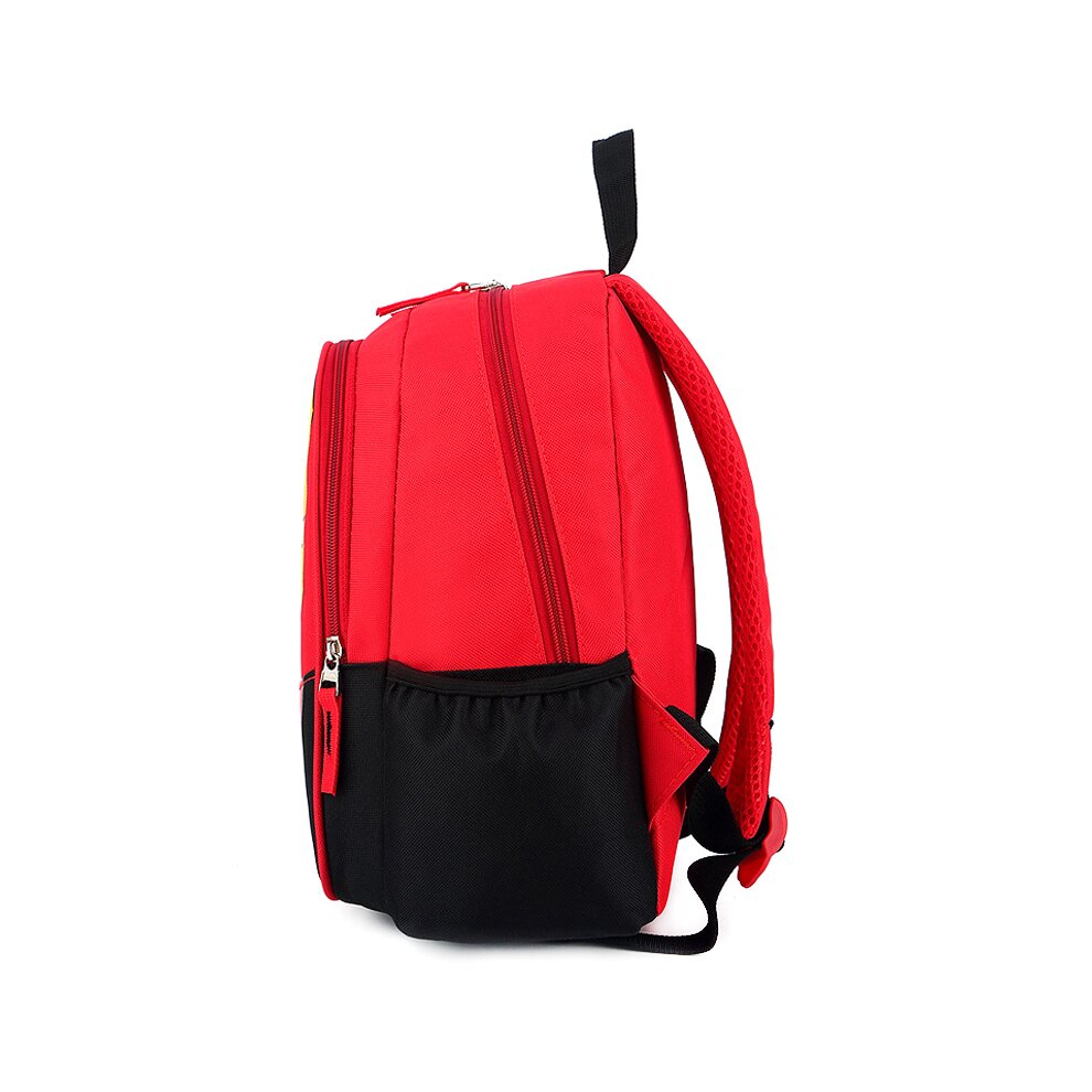Kids Superhero Backpack Spiderman Superman School Book Bag Rucksack Back to School Rucksack Student Kindergarten Birthday Gift Iron Man Red
