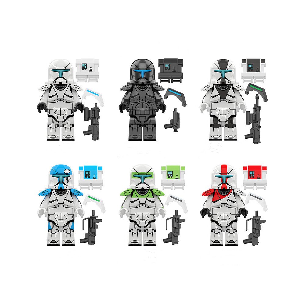 12PCS Star Wars Commandos MiniFigures Toys Fit Lego