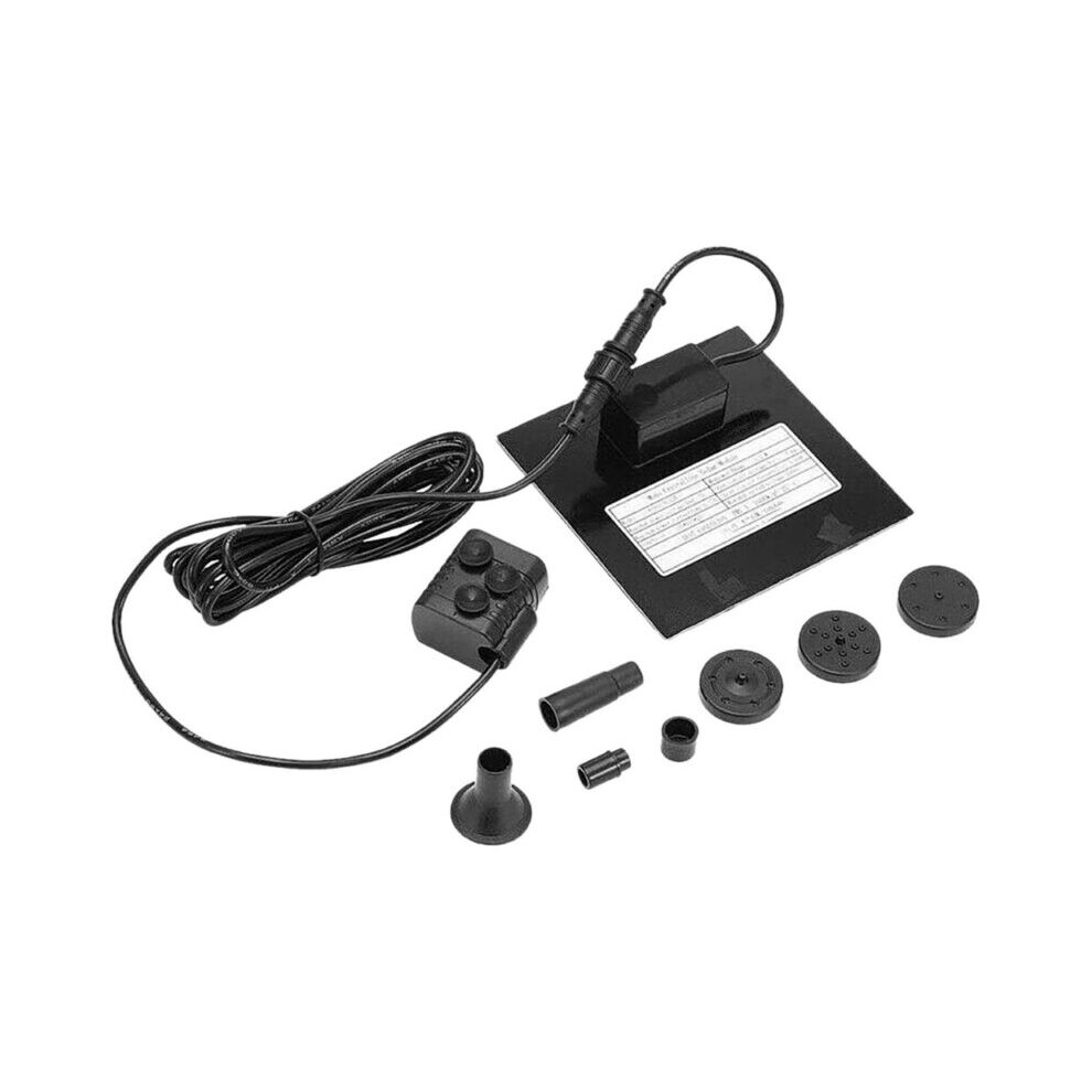 Solar Panel Powered Water Feature Plants Pump Pool Pond Aquarium Fountain