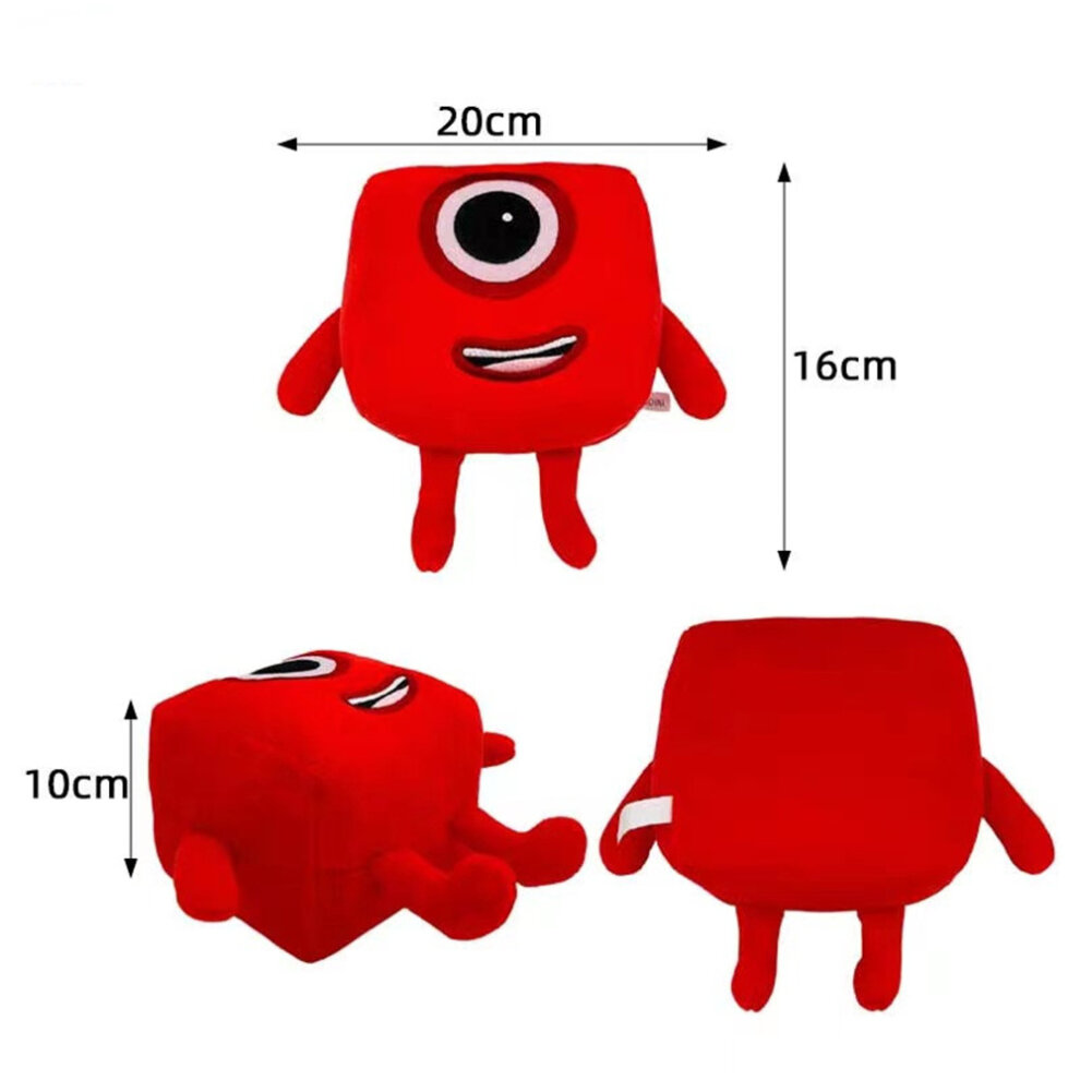 (Digital Set) Numberblocks Plush Toy Math Primer Study New