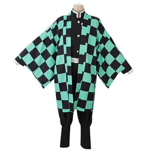 Girls Boys Cosplay Costume Tanjiros Sister Cosplay Outfits Kid Halloween Kimono