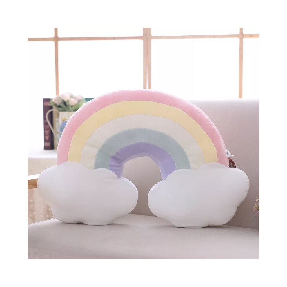 Rainbow Plush Sofa Pillow Cushion Sleeping Pillow Cloud Moon Home Decoration Toy