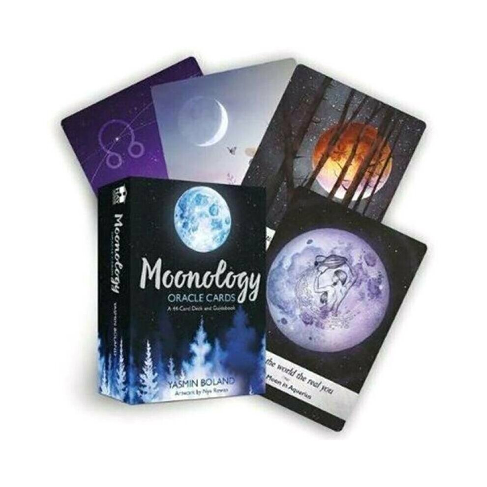 Tarot Cards Moonology Oracle Card A 44 Cards Deck English  Practical Party Board Game Divination Fate Game Affectional Cards for Beginners Gift
