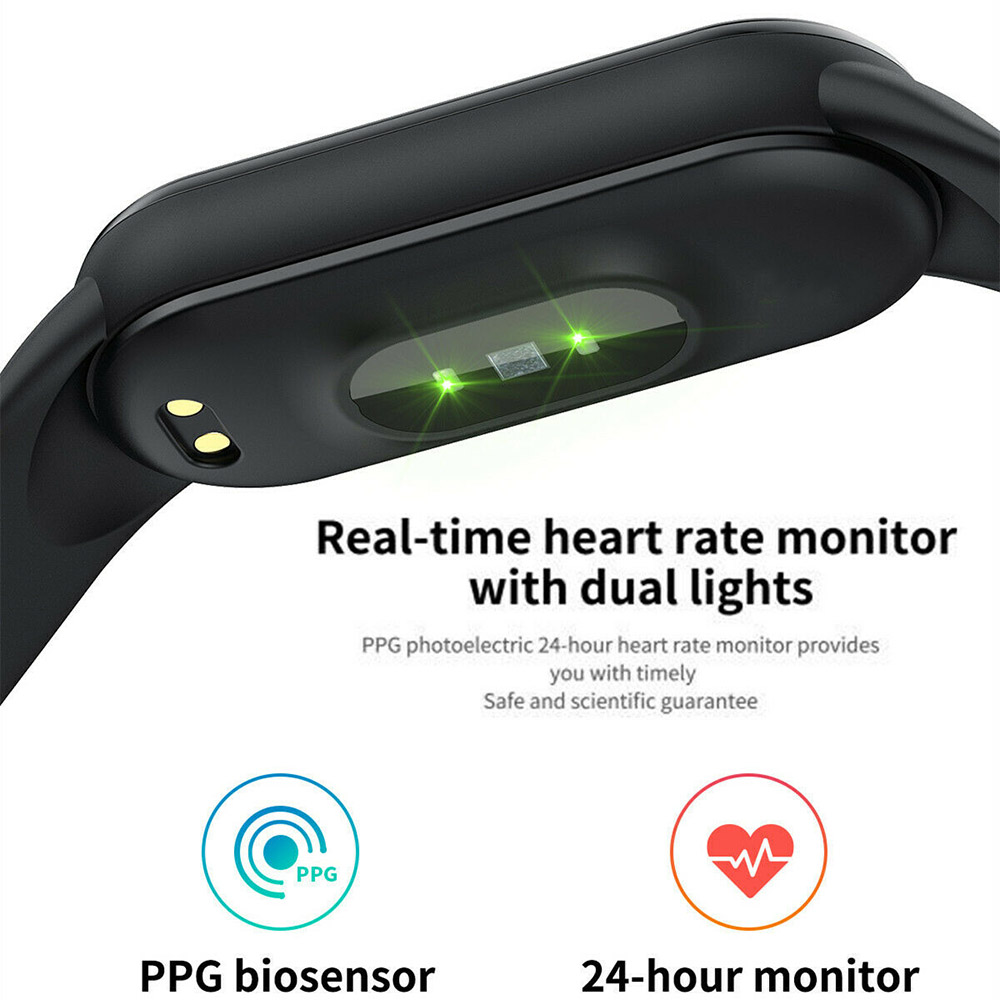 Bracelet Sports Fitness Tracker Women Mens Digital Wristwatches Smart Watch Monitor Clock For Android IOS