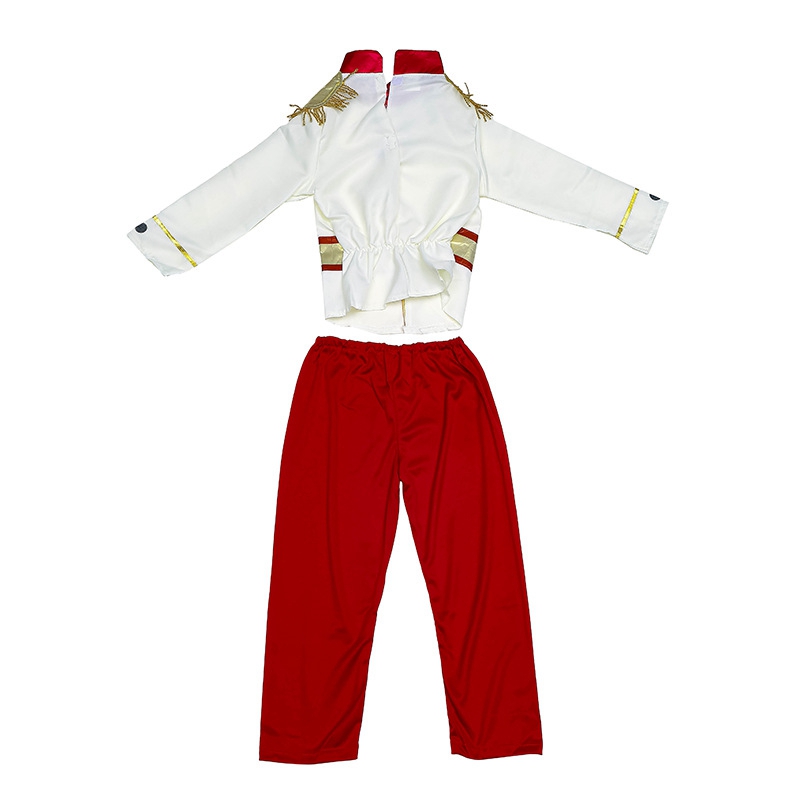 (3~4 Years) Kids Boys Prince Charming Costume Medieval Royal Prince Dress Up Outfits Halloween Carnival Fairytale Cosplay Princes Costumes