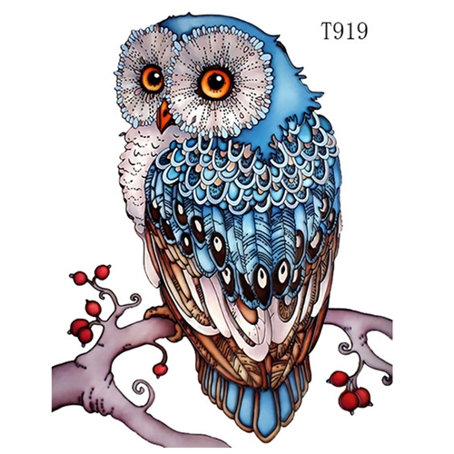 Owl Wooden Puzzle Unique Animal Shape Puzzle Colorful Jigsaw