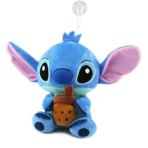 Milk Tea Stitch Plush Toys Stuffed Dolls Anime Kids Toy Gift 20cm