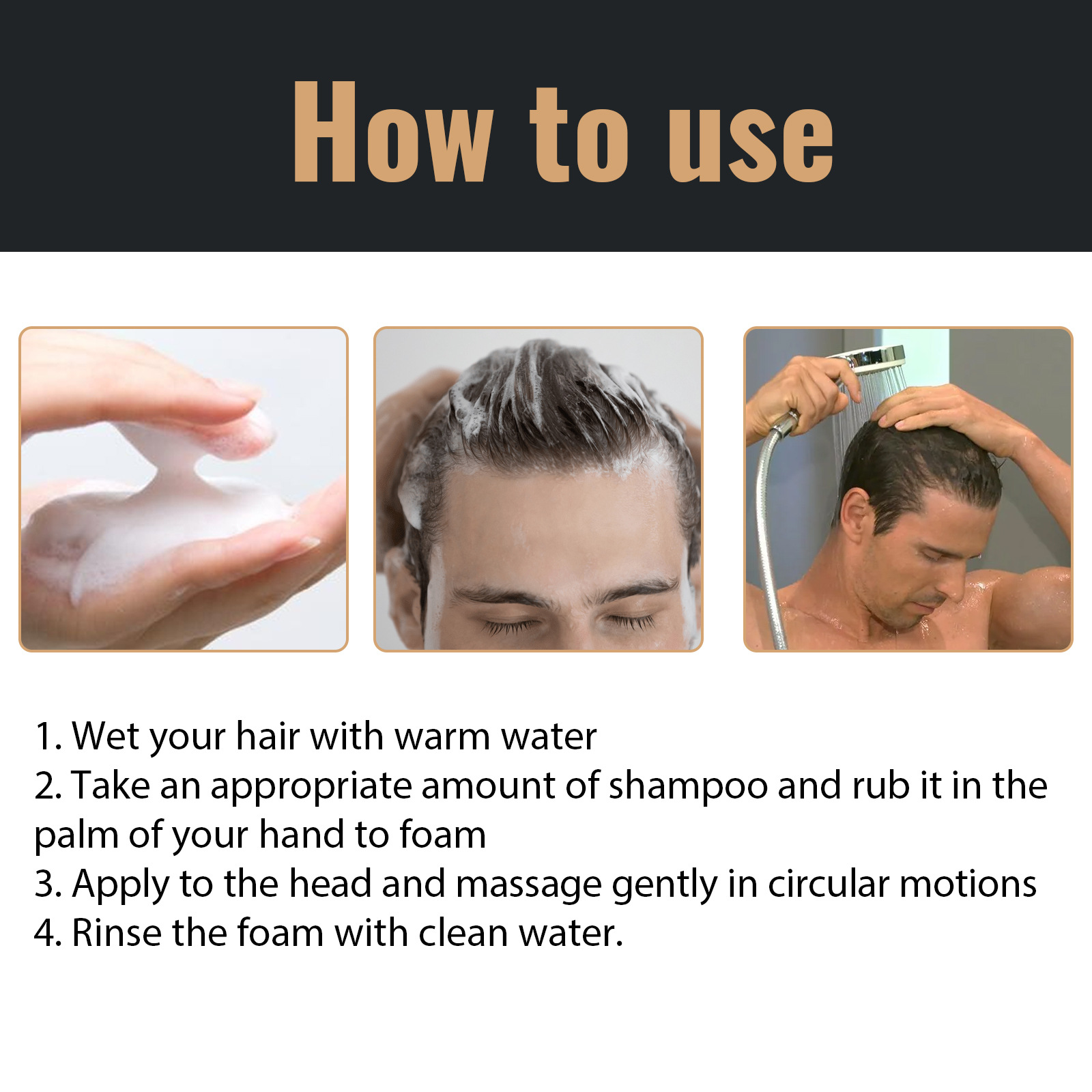 Root Activating Shampoo Control Volume Essence Oil Anti Baldness Colorng Cream Cover Dye Shampoo Fast Thicker Dense Deep Cleansing Follicles 100ml