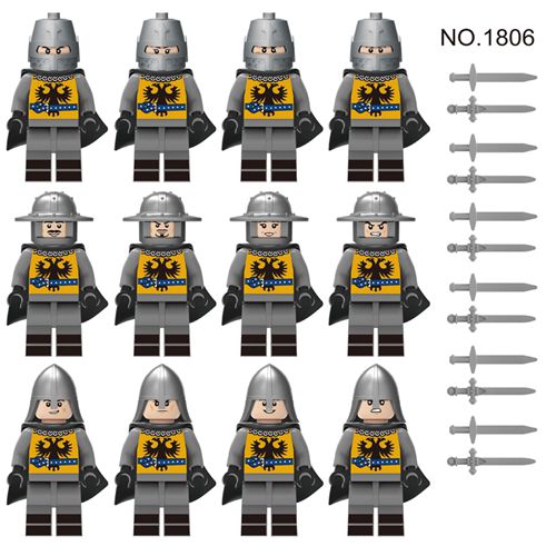 12pcs Soldiers Building Blocks Mini Figures Fits Lego