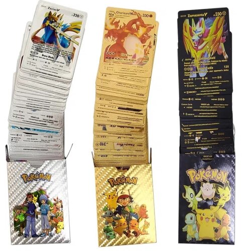 Pokemon Cards TCG GX Bundle ULTR RARE Cards Black Silver Gold Cards Set