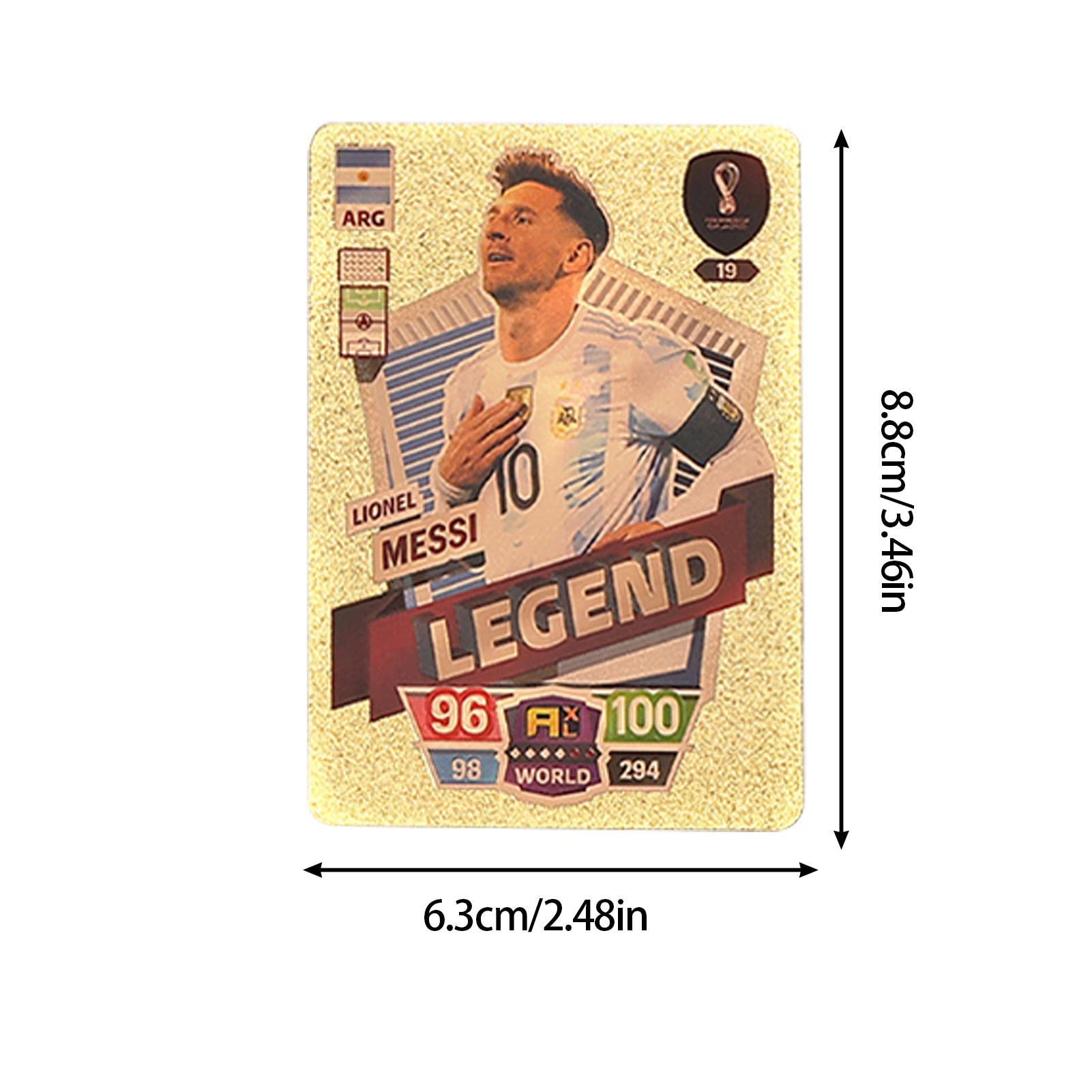 World Football Star Soccer Star Cards Champions League Football Collectible Cards Soccer Top Card Game Educational card game Legends of World Football Cards Gift