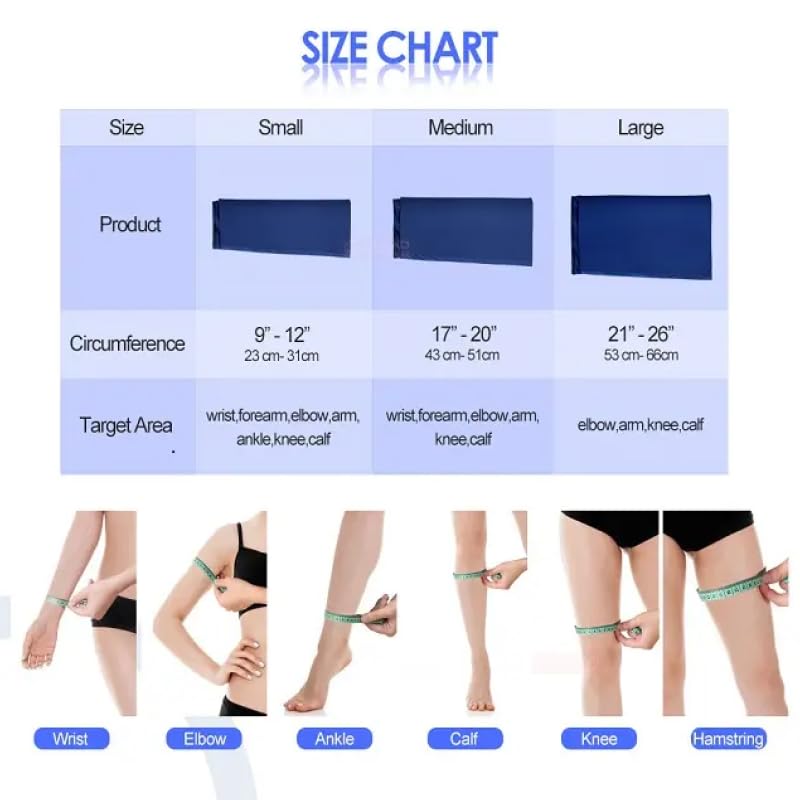 (S) Ice Pack Wrap Inflammation Strains Gel Ice Sleeve for Pain Relief Muscle Soreness Injuries Tendonitis Meniscus