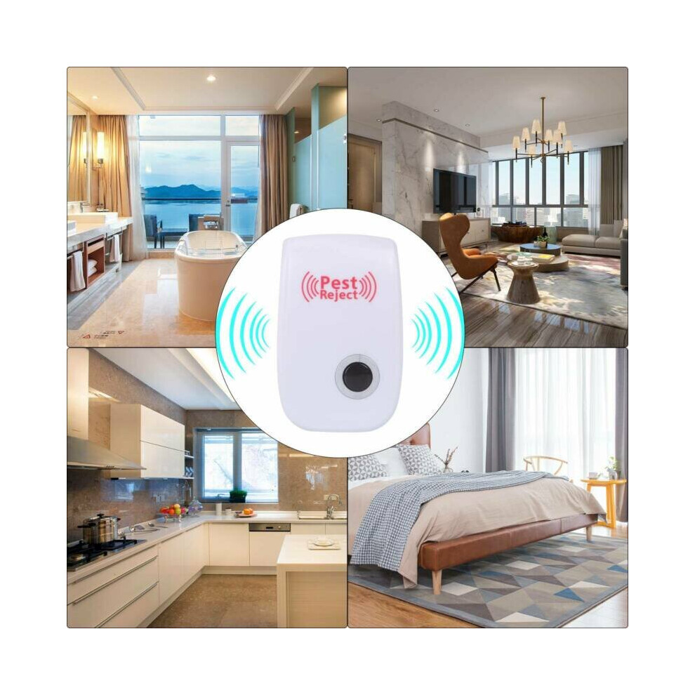 (4PCS) Ultrasonic Plug In Pest Repeller Deter Mouse Mice