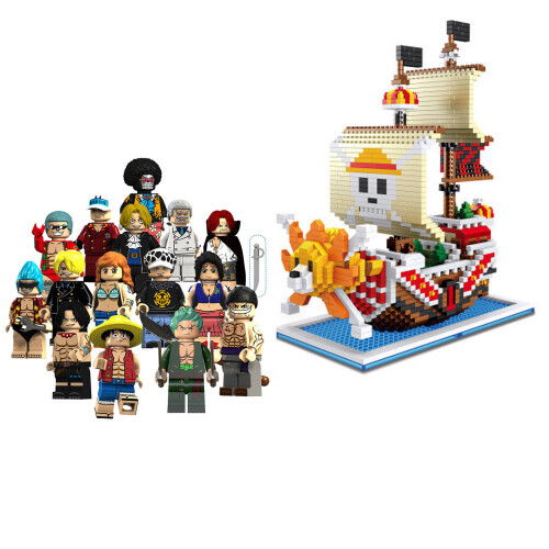 16PCS One Piece Collection Collection Minifigures Toys Gift Fit Lego