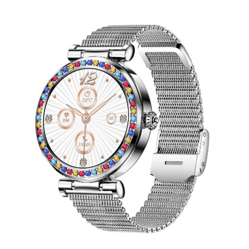 Fashion Smart Watch Women Sport Fitness Watch Sleep Health Monitor Women Diamonds Smartwatch