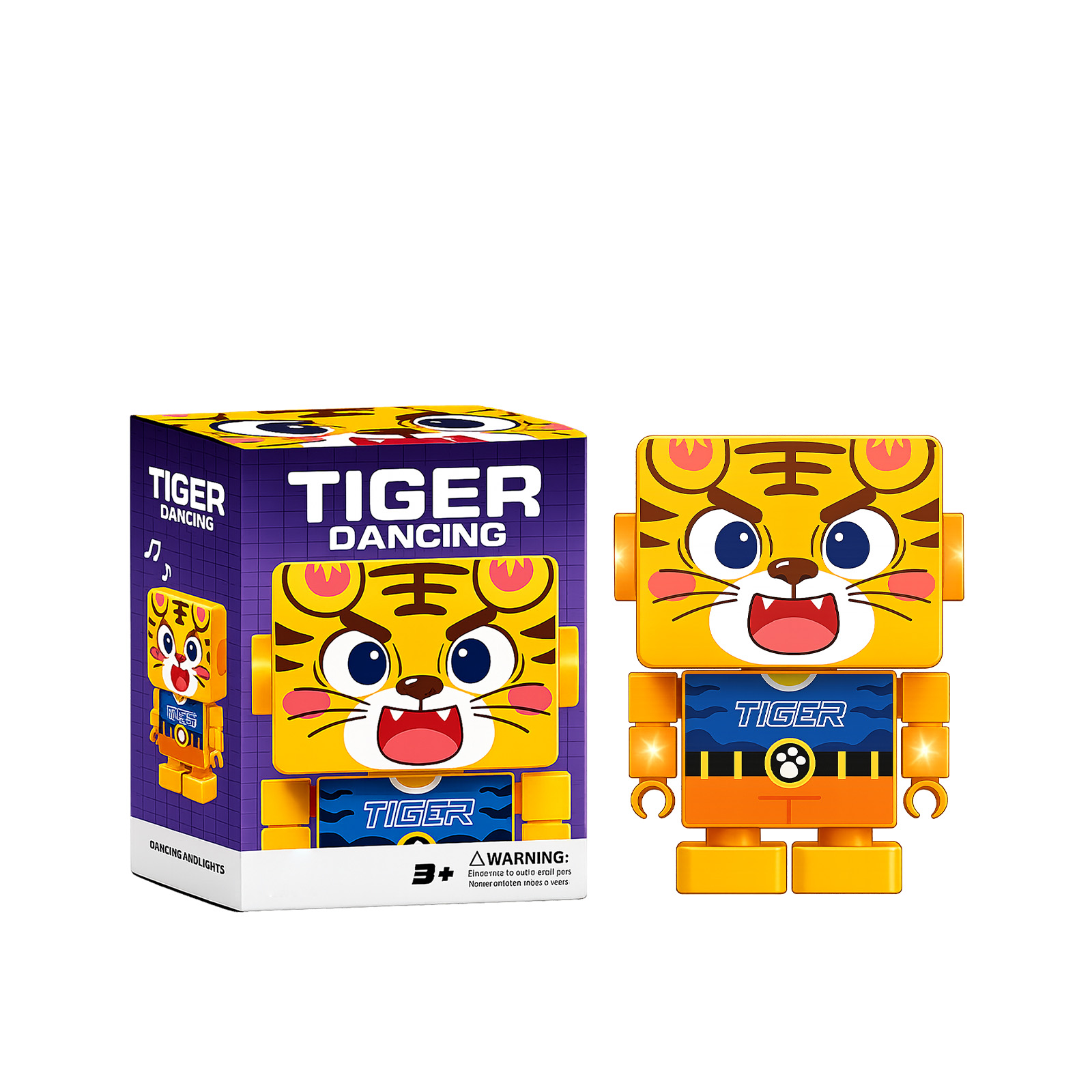 (Dog) Electric Dance Little Cute Animals Dog Dinosaur Duck Light Music Swinging Little Duck Dance Robot Children's Toy ﻿