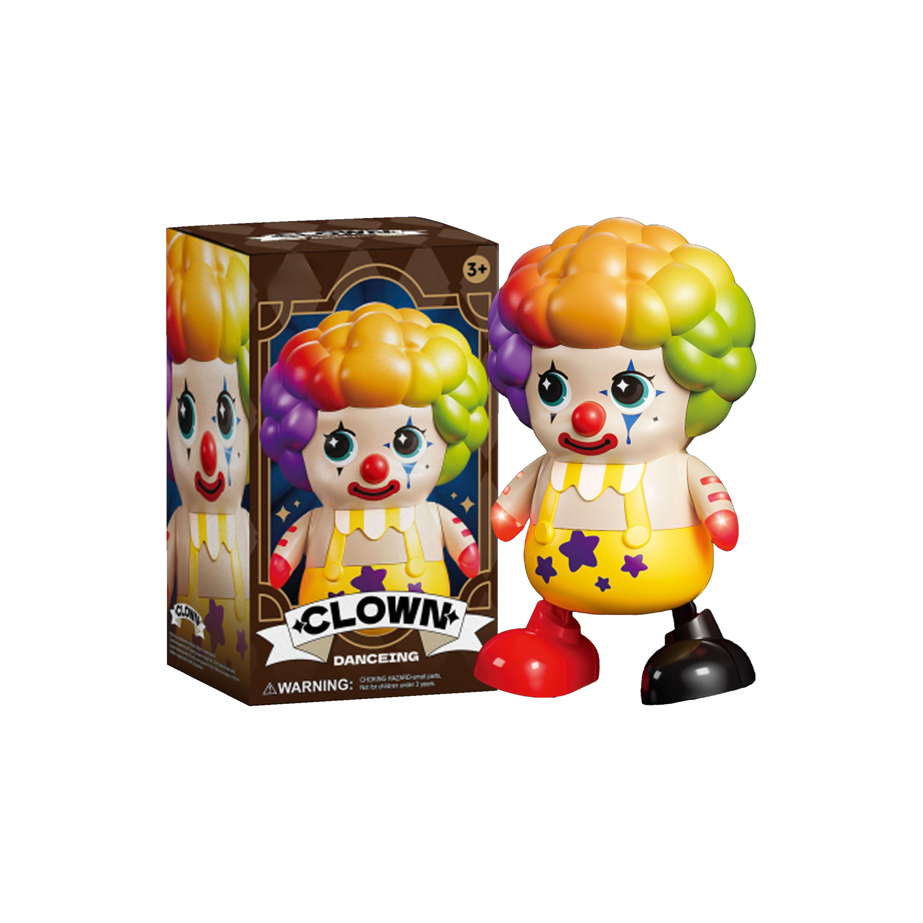 (Joker) Electric Dance Little Cute Animals Dog Dinosaur Duck Light Music Swinging Little Duck Dance Robot Children's Toy ﻿