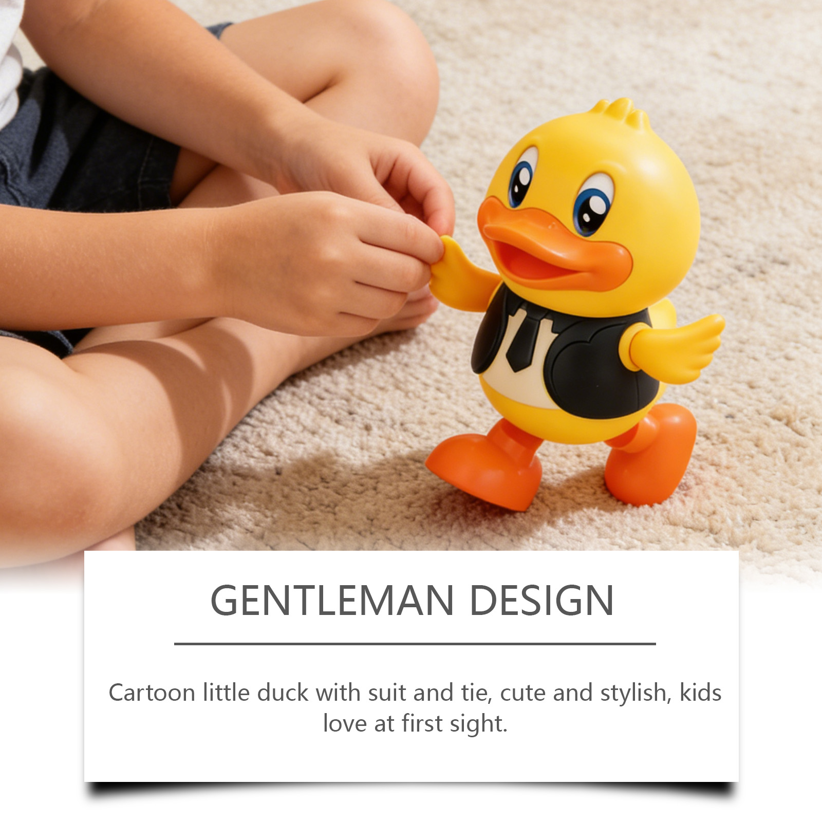 (Dog) Electric Dance Little Cute Animals Dog Dinosaur Duck Light Music Swinging Little Duck Dance Robot Children's Toy ﻿