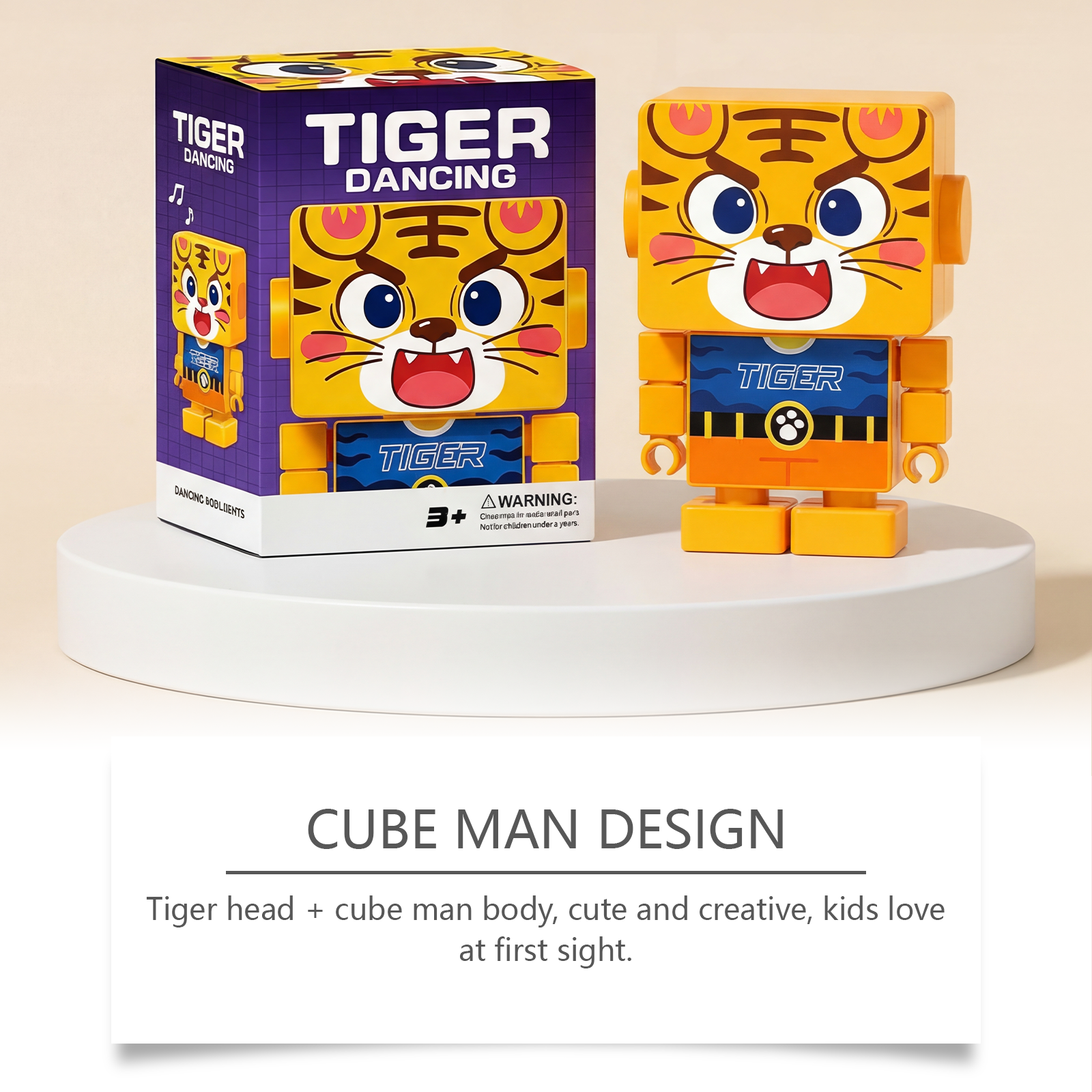 (Dog) Electric Dance Little Cute Animals Dog Dinosaur Duck Light Music Swinging Little Duck Dance Robot Children's Toy ﻿