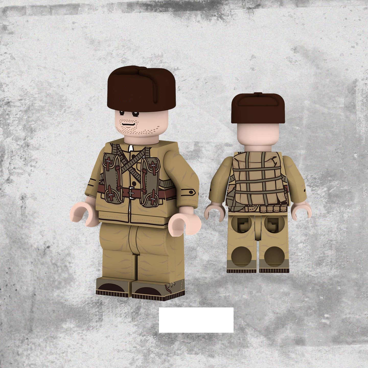 Modern Brick Warfare Army Soldier Custom Minifigure Collectible Soldiers of the Eighth Route Army Military Building Blocks Great Gift for Kids