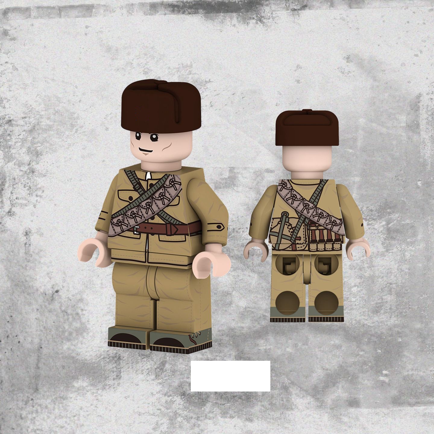 Modern Brick Warfare Army Soldier Custom Minifigure Collectible Soldiers of the Eighth Route Army Military Building Blocks Great Gift for Kids
