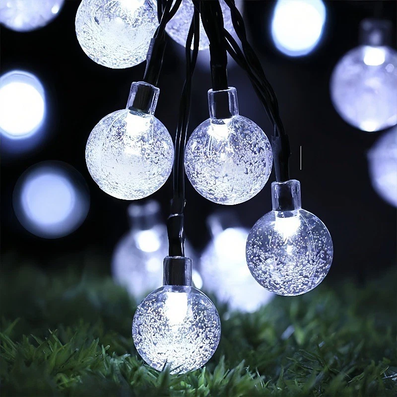(RGB) 5m 20LED Solar Power String Fairy Lights Garden Outdoor Party Christmas Lamp