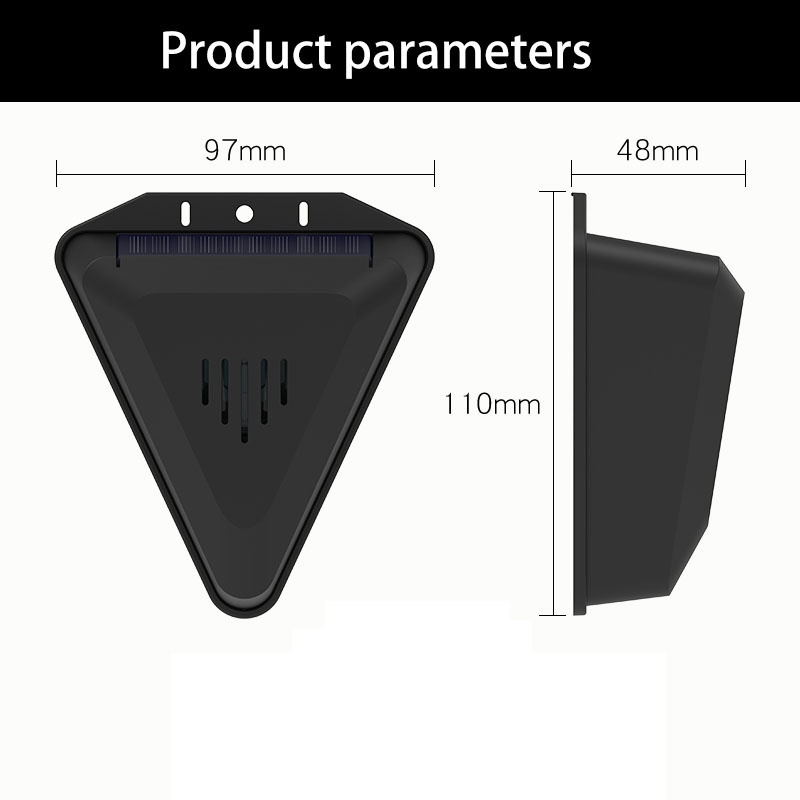 LED Solar Alarm Light Outdoor Waterproof Solar Powered Lamp Farmland Pasture Anti-Animal Villa Garden Security Light