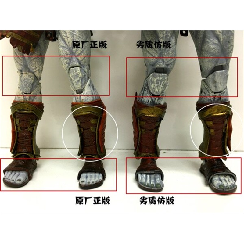 NECA God Of War Three Ultimate Kratos Boxed Deluxe Figure Model Collectible Desktop Decor Statue