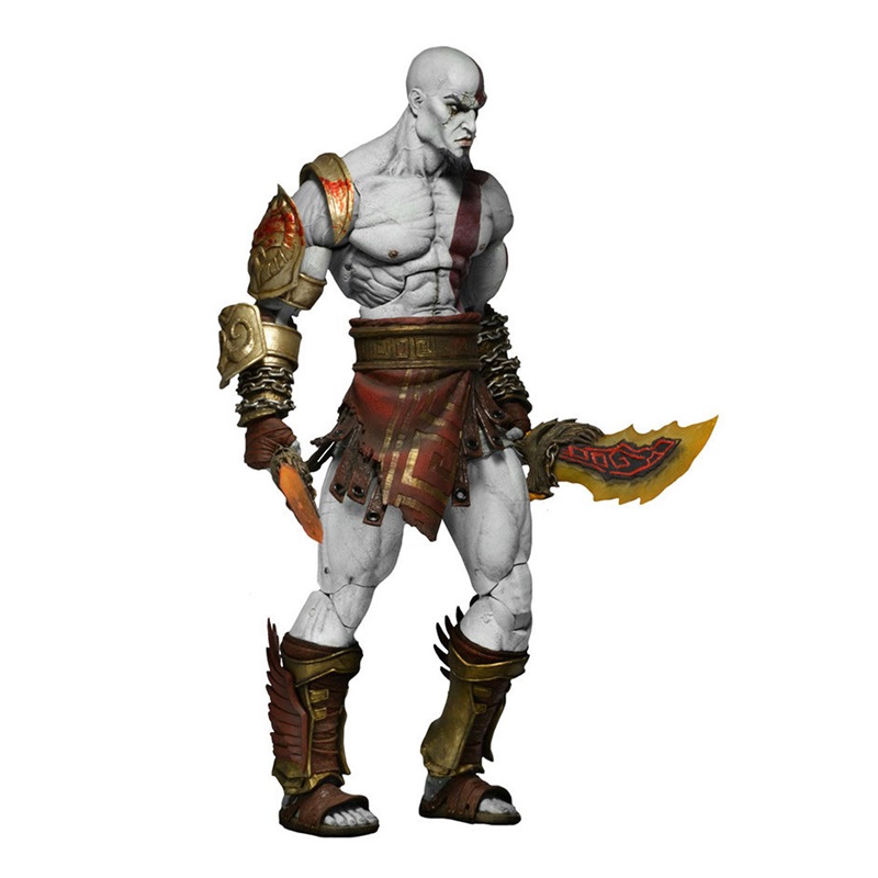 NECA God Of War Three Ultimate Kratos Boxed Deluxe Figure Model Collectible Desktop Decor Statue
