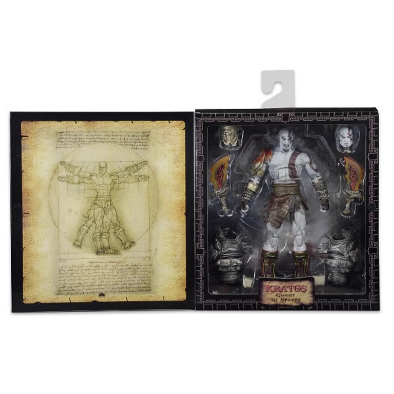 NECA God Of War Three Ultimate Kratos Boxed Deluxe Figure Model Collectible Desktop Decor Statue