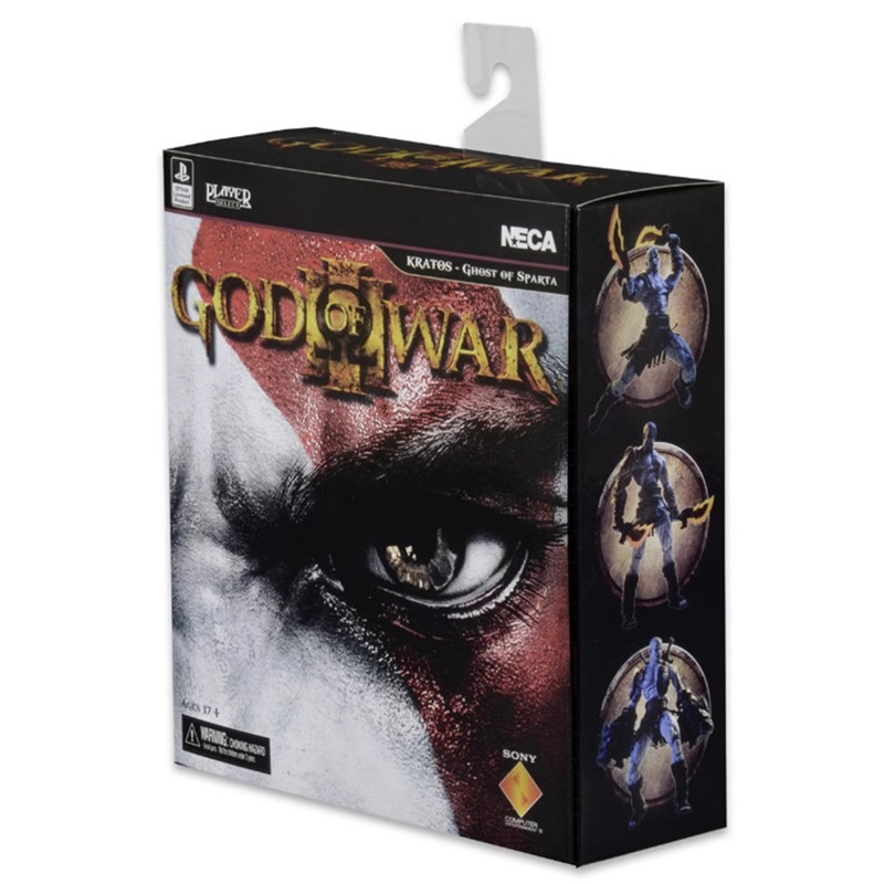 NECA God Of War Three Ultimate Kratos Boxed Deluxe Figure Model Collectible Desktop Decor Statue