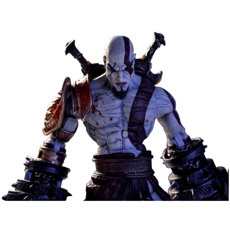 NECA God Of War Three Ultimate Kratos Boxed Deluxe Figure Model Collectible Desktop Decor Statue