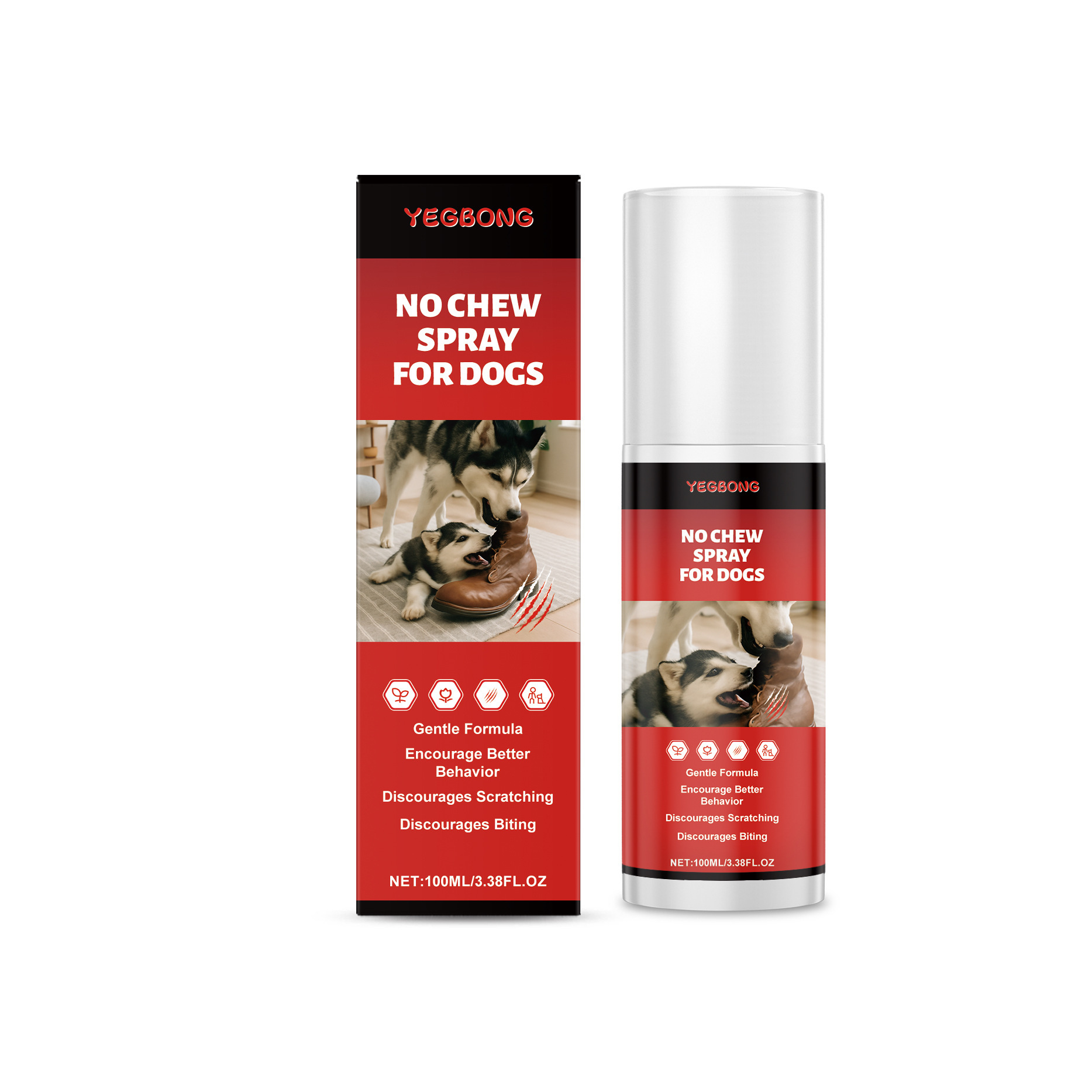 Dog Anti Chew Spray For Furniture Protection Pet Training Bitter Taste Deterrent Spray 1pc