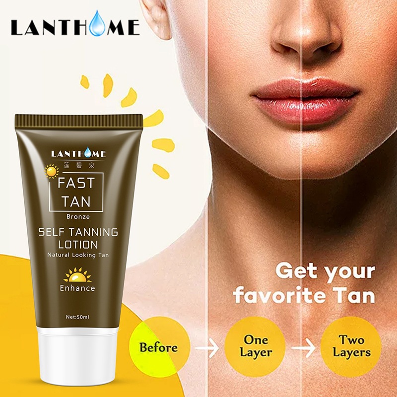 Self Tanning Cream For Natural Bronzed Glow Sunless Tanning And Skin Moisturizing Body Lotion