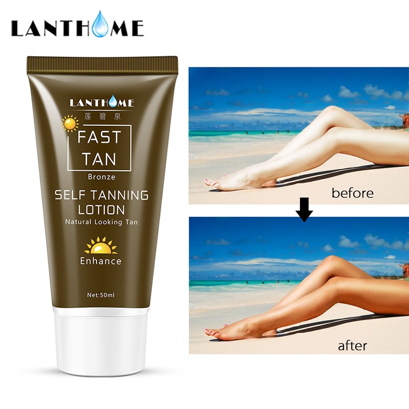 Self Tanning Cream For Natural Bronzed Glow Sunless Tanning And Skin Moisturizing Body Lotion
