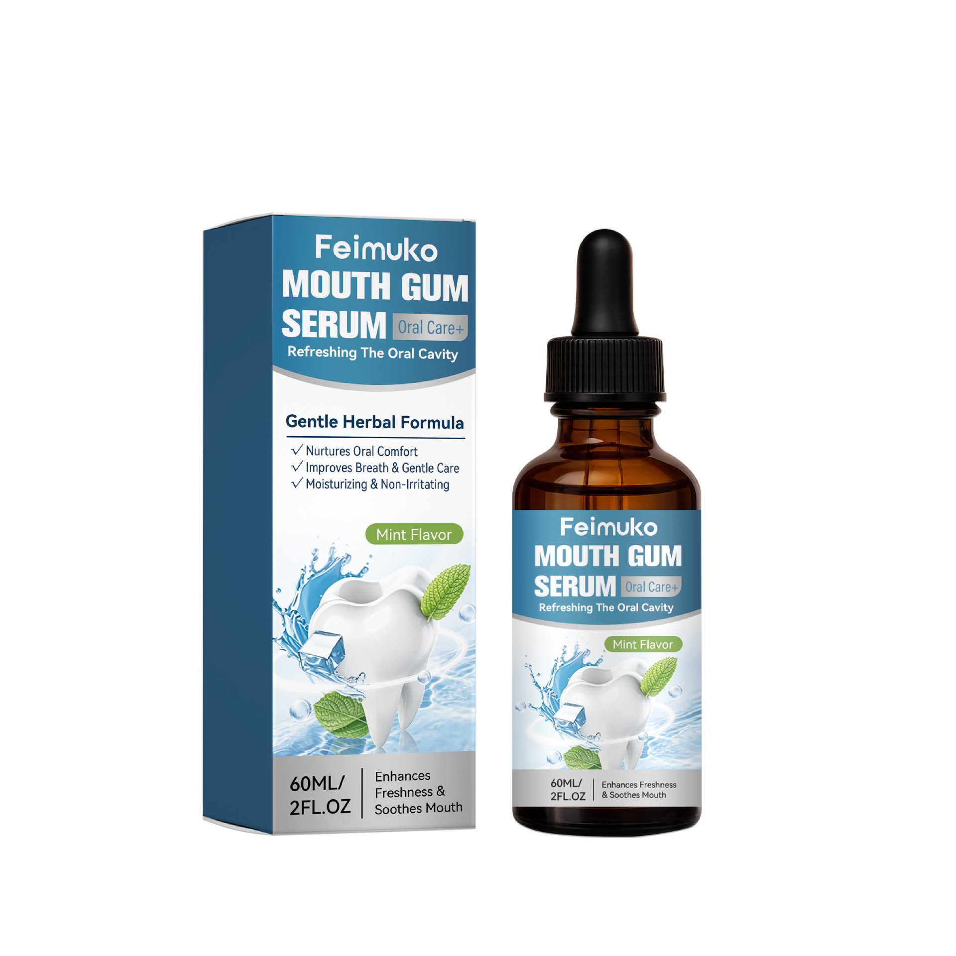 Gum Care Essence With Mint Flavor For Fresh Breath And Gentle Gum Support