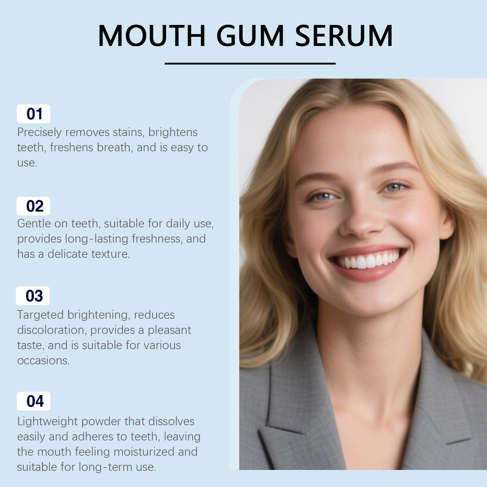 Gum Care Essence With Mint Flavor For Fresh Breath And Gentle Gum Support