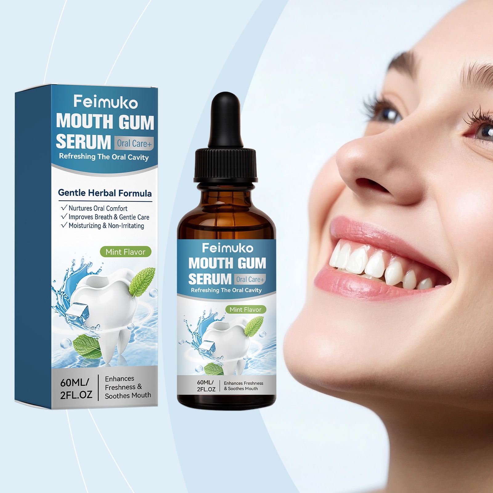 Gum Care Essence With Mint Flavor For Fresh Breath And Gentle Gum Support